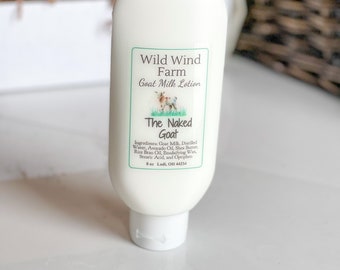 8 oz Goat Milk Lotion | Shea Butter, Avocado oil, Moisturizer