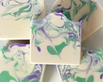 Lavender Mint Goat Milk Soap | Cold Process | Handmade Artisanal Bar Soap