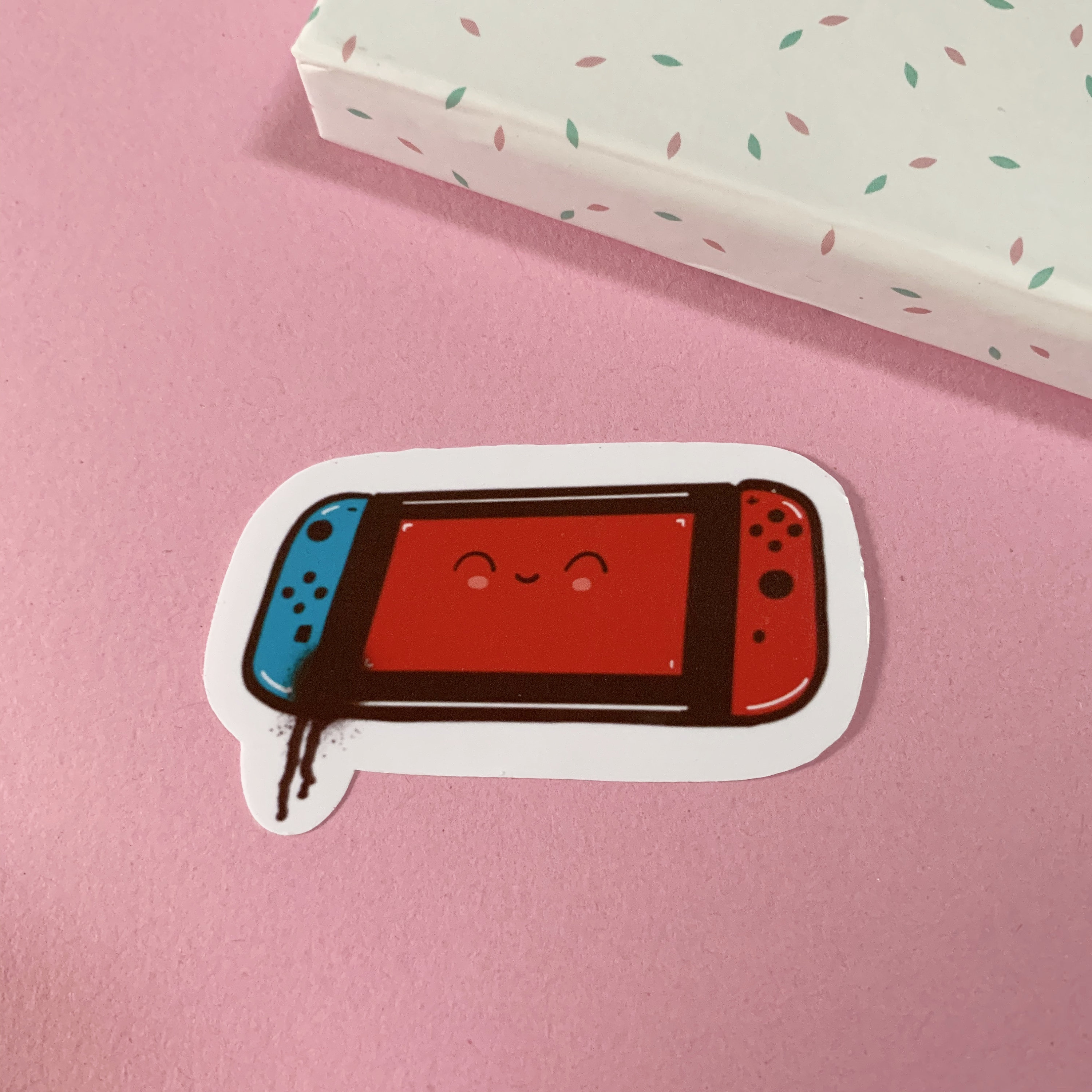 Kawaii Nintendo Switch Sticker Cute Video Game Sticker Die Etsy
