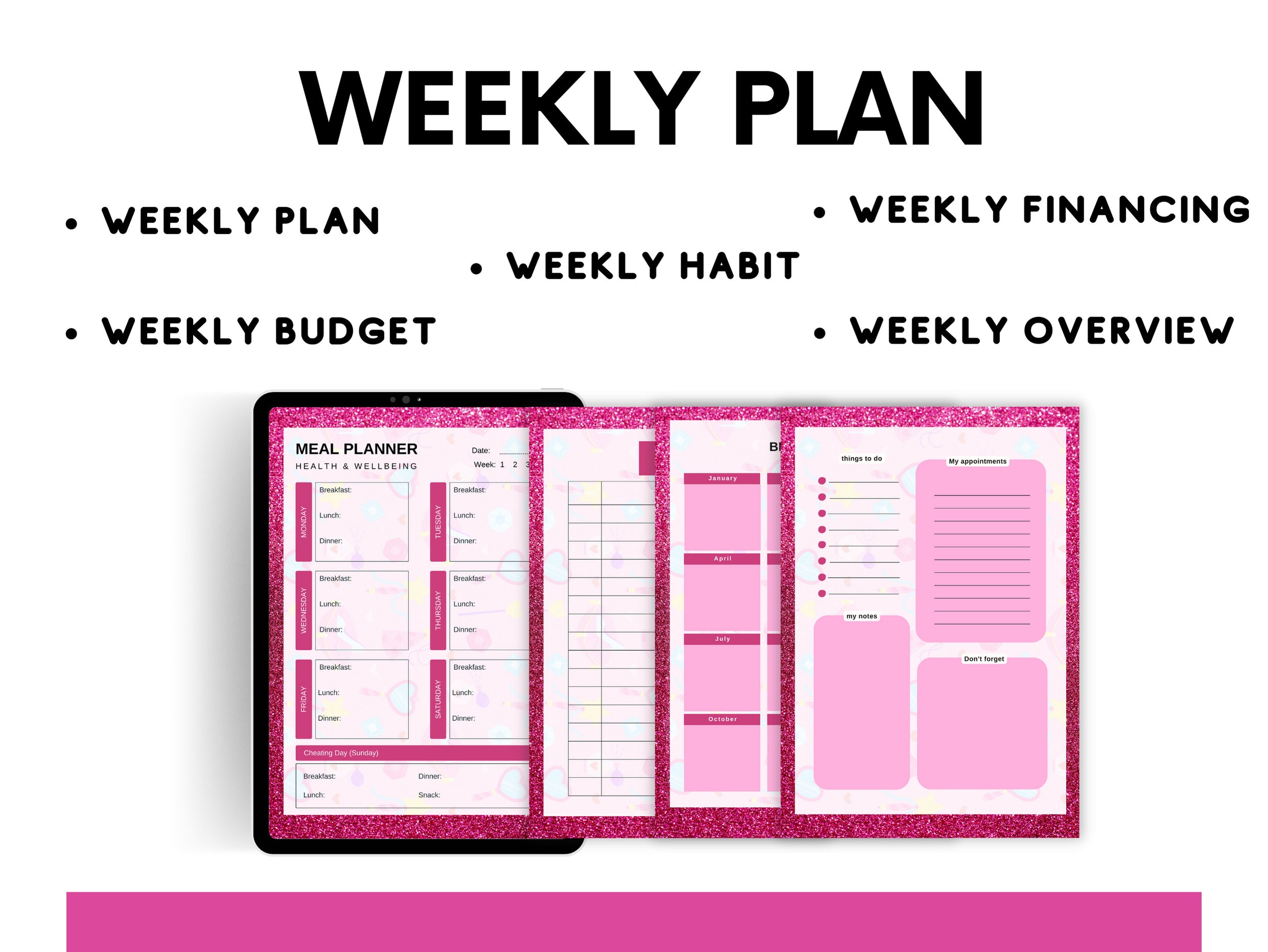 Digital Barbie Planner 20252025 Planner Personal Planner Etsy Canada