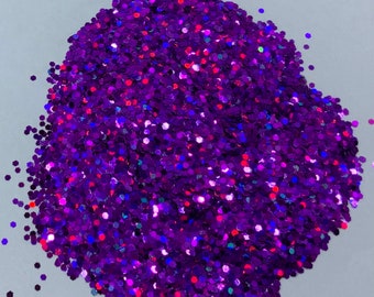 Purple (CHUNKY) Glitter, Tumbler Glitter, Craft Glitter, Polyester Glitter