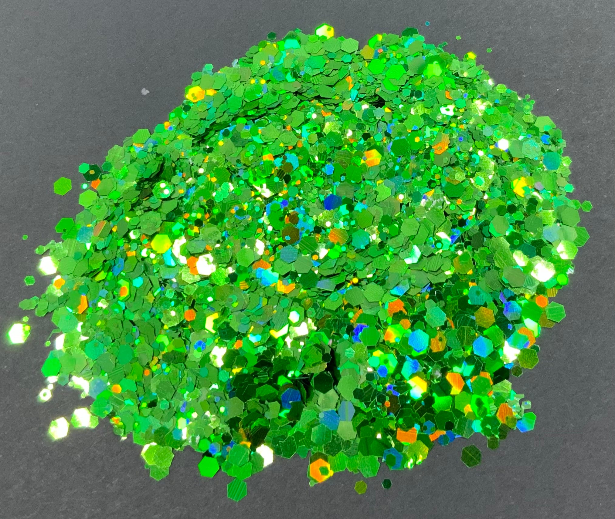 Craft Supplies & Tools Papercraft Green Glitter chunky polyester craft