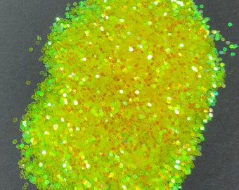 Yellow (CHUNKY) Glitter, Tumbler Glitter, Craft Glitter, Polyester Glitter