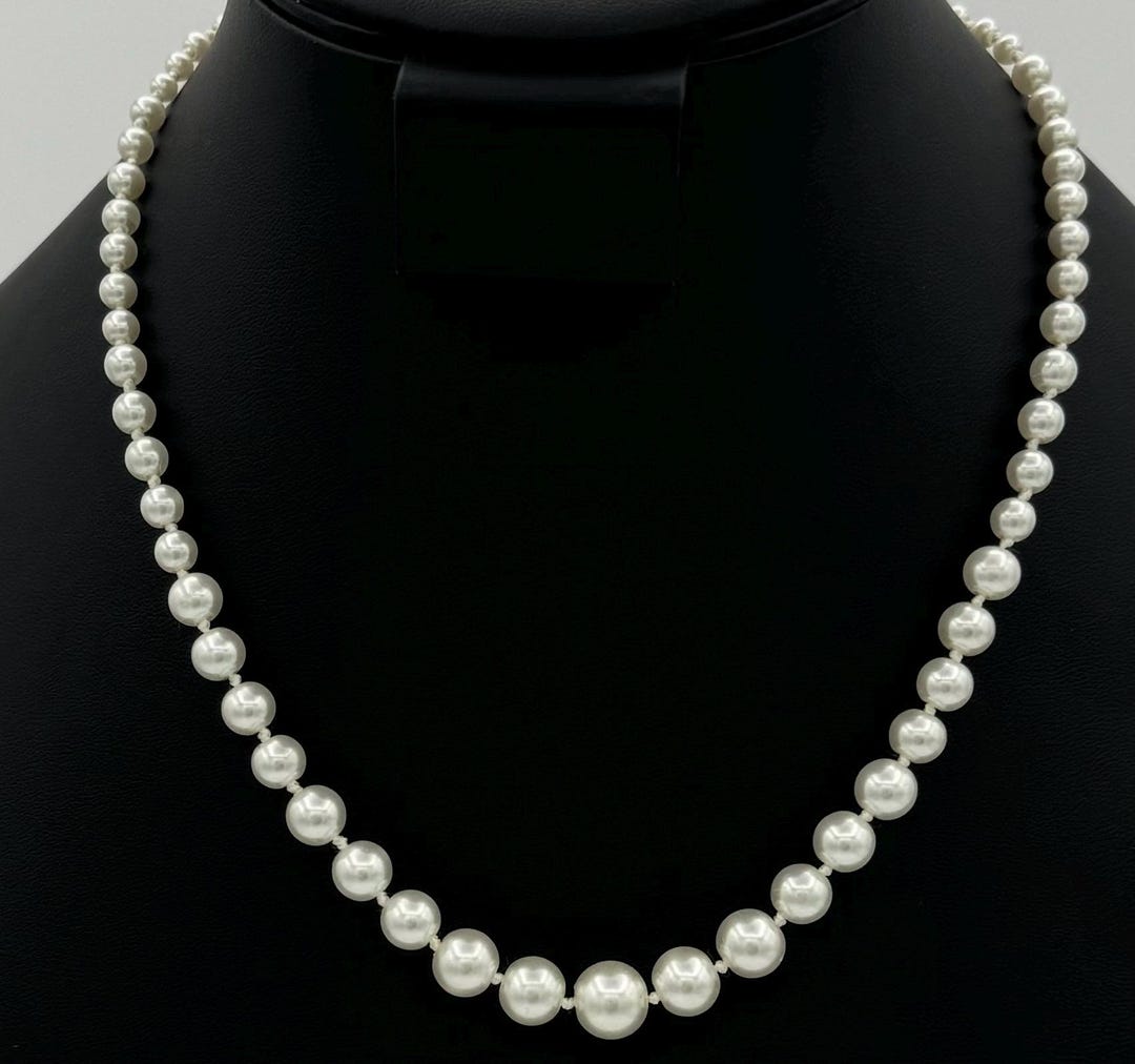 【HYERES LOR】23SS★ H edition White Pearl Bead Necklace MH-9166_1ad8fb2f-3649-4f0d-