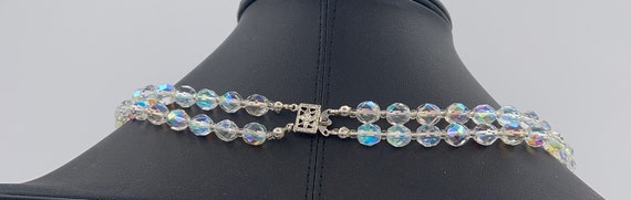 Vintage aurora borealis double strand box closure… - image 4