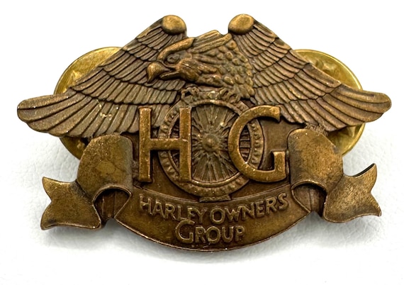 Vintage Harley Owners 1983 Group Pin - Etsy