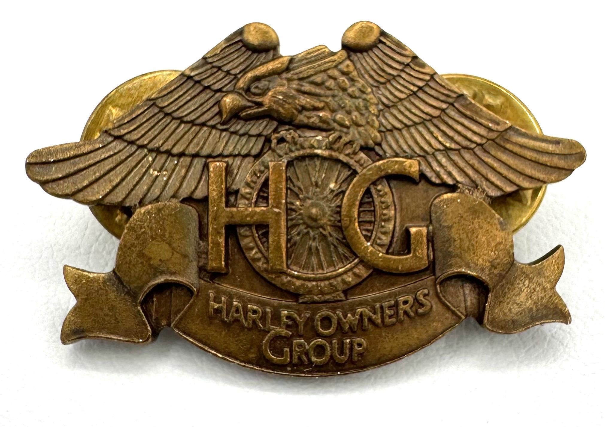 Vintage Harley Owners 1983 Group Pin - Etsy