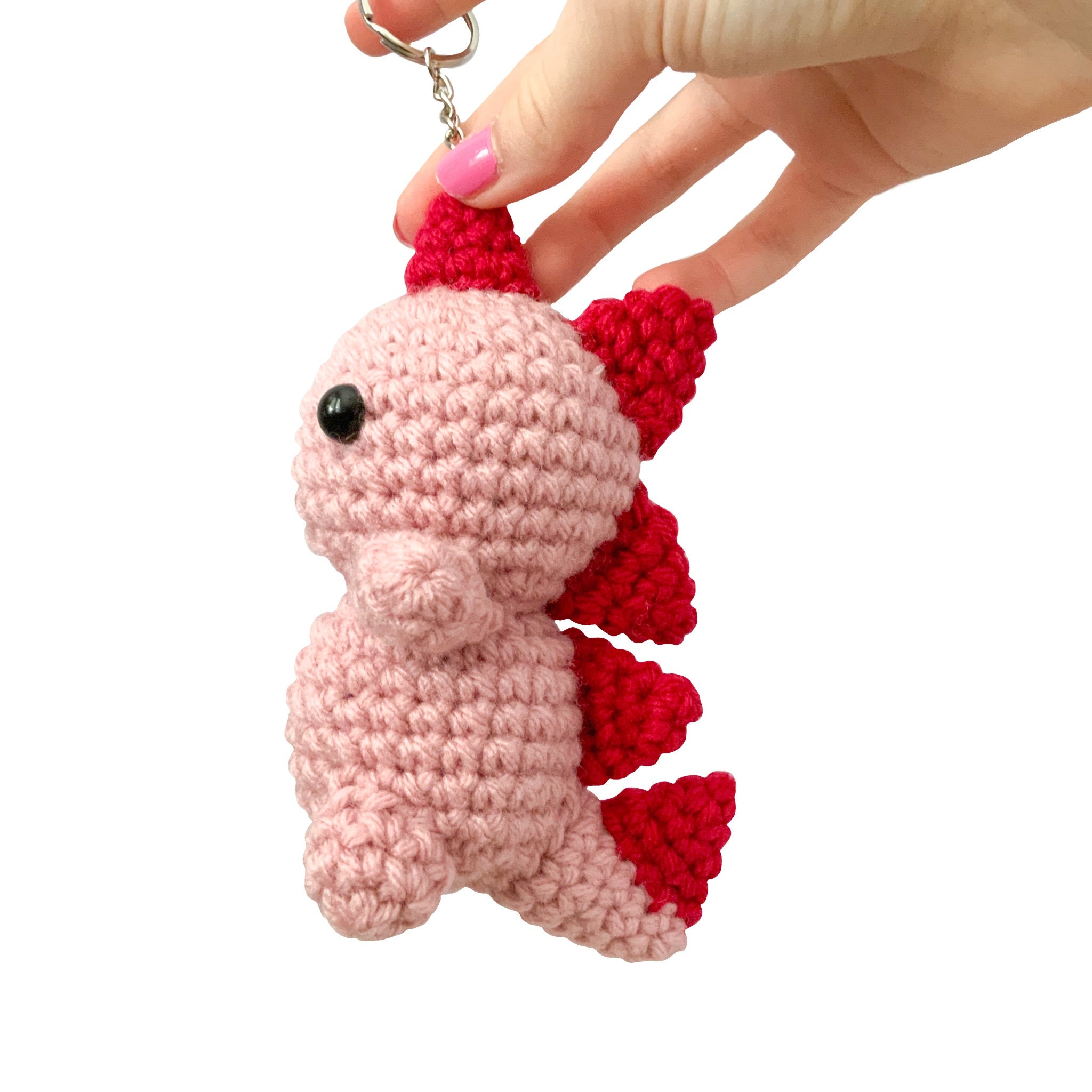 Crochet DINO dinosaur keychain crochet dinosaur dino Etsy