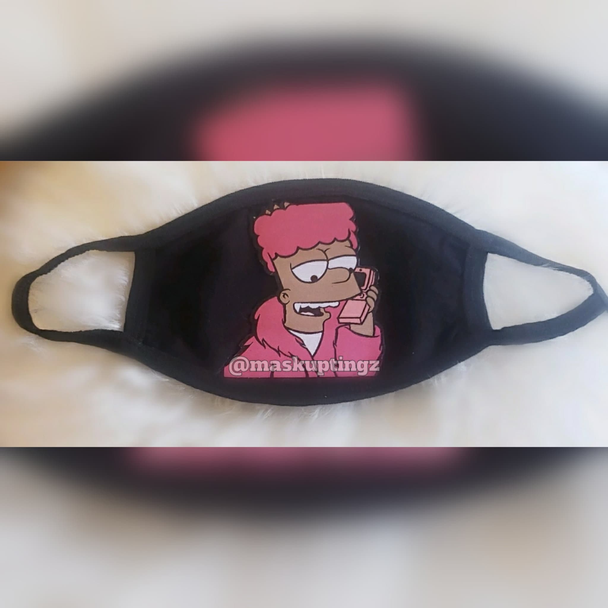 maschera di bart simpson