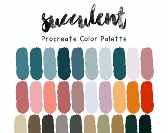 Succulent Palette Etsy
