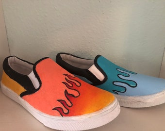 vans fire custom 