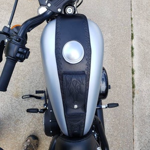 Leather Motorcycle Gas Tank Bib PATTERN ***Not A Physical Product***