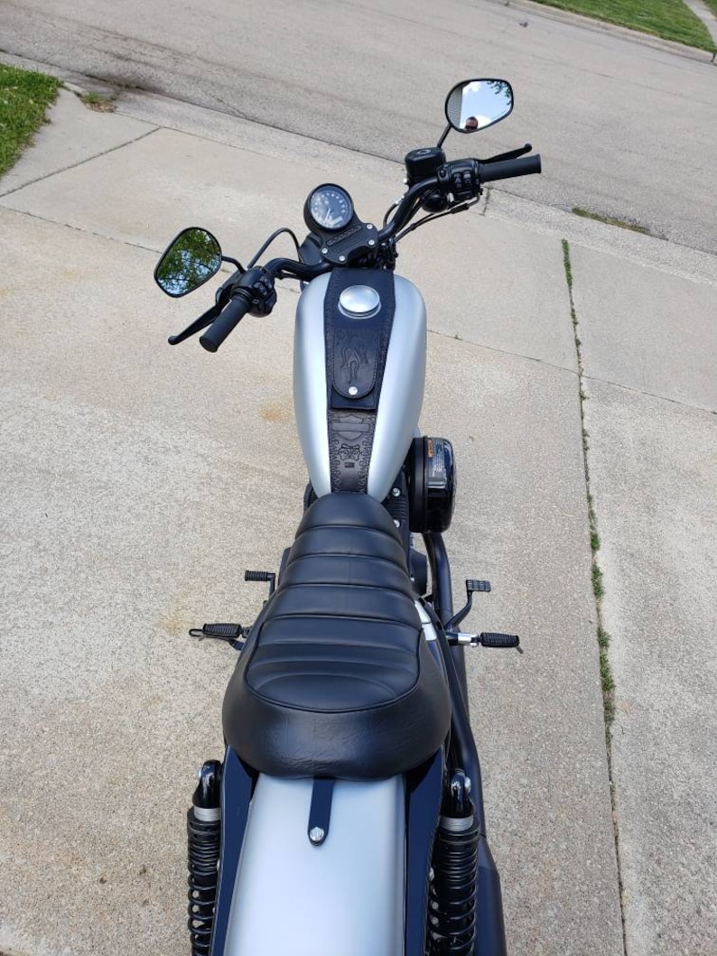 Leather Motorcycle Gas Tank Bib Pattern - Etsy