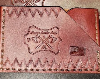 Leather Minimalist Wallet Pattern