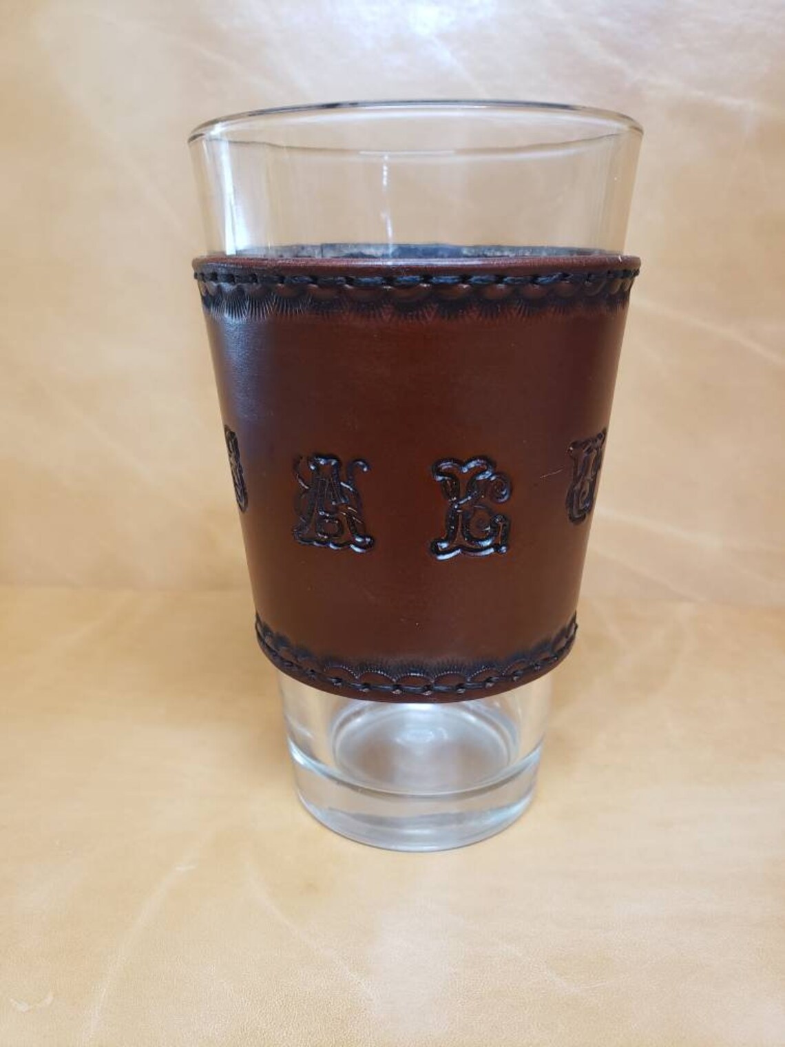 Leather Beer/pint Glass Sleeve PATTERN. Etsy