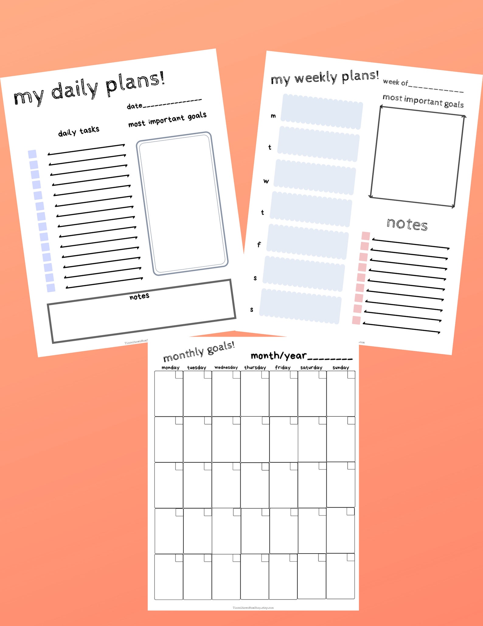 Colorful kinder daily schedule editable template - polfpolar
