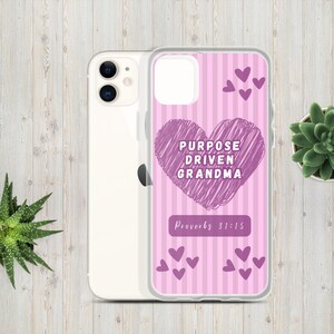 iPhone Case &quot;Purpose Driven Grandma&quot;