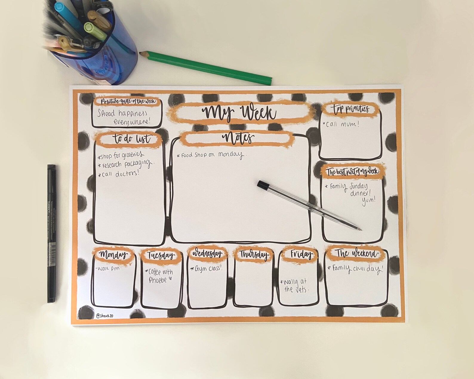 positive-a3-weekly-desk-planner-a3-50-sheets-desk-planner-etsy-australia