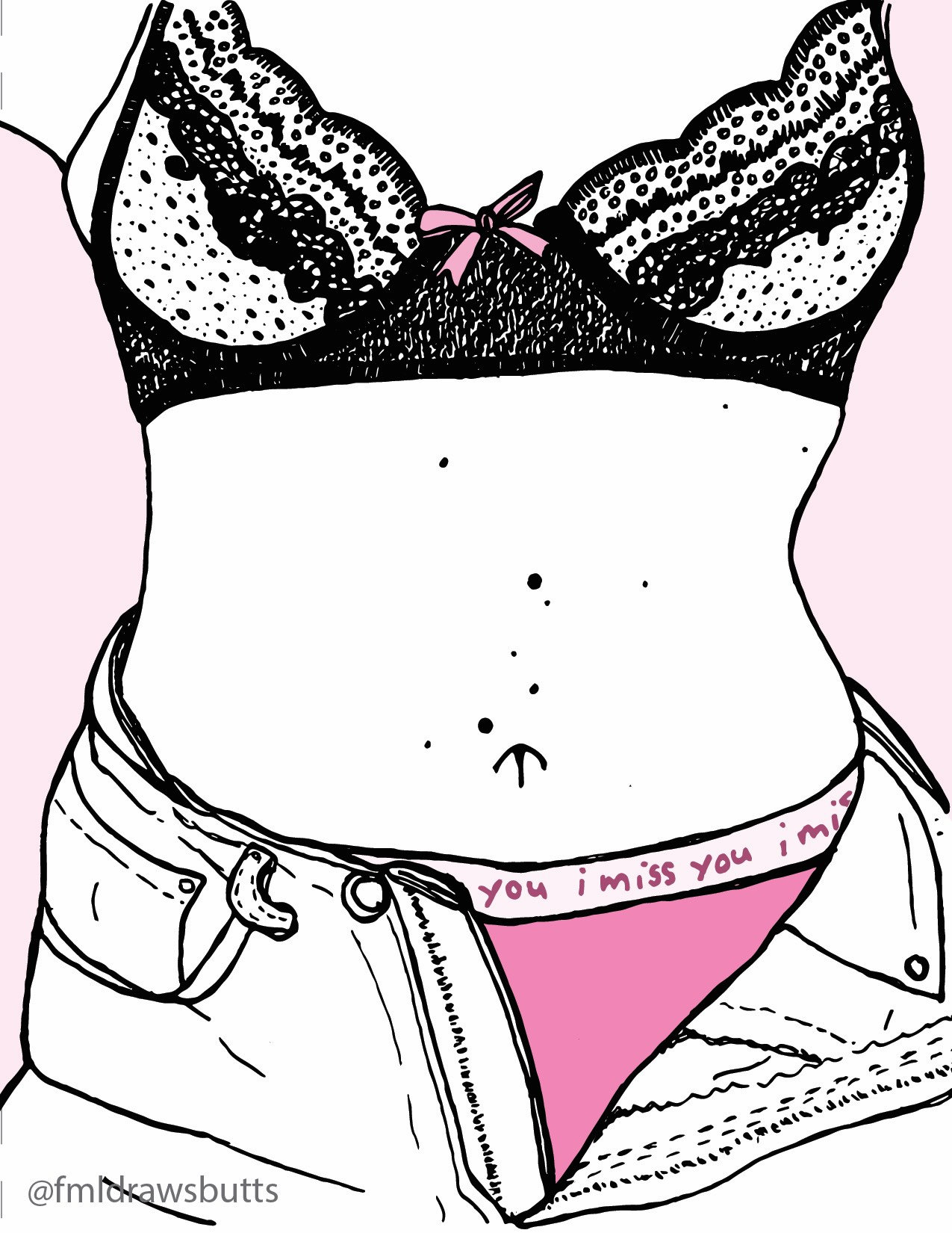 I Miss You Sex Positive Card - Etsy
