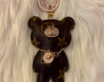 Niedlich Teddybär Leder Quaste Schlüsselanhänger Charme Schlüsselbund Geschenk Niedlich Teddybär Leder Quaste Schlüsselanhänger Charme Schlüsselbund Geschenk