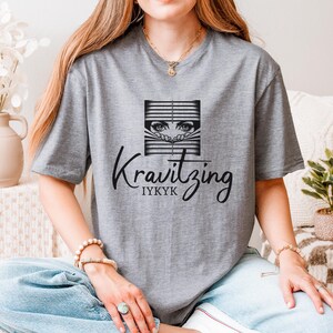 Gladys Kravitz Inspired T-Shirt, Kravitzing Bewitched IYKYK Graphic Print Tee, Custom Vintage TV Inspired Shirt, Retro TV Vibes T-Shirt