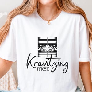 Gladys Kravitz Inspired T-Shirt, Kravitzing Bewitched IYKYK Graphic Print Tee, Custom Vintage TV Inspired Shirt, Retro TV Vibes T-Shirt