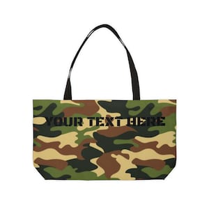 Santoni Camouflage Effect Leather Overnight Bag