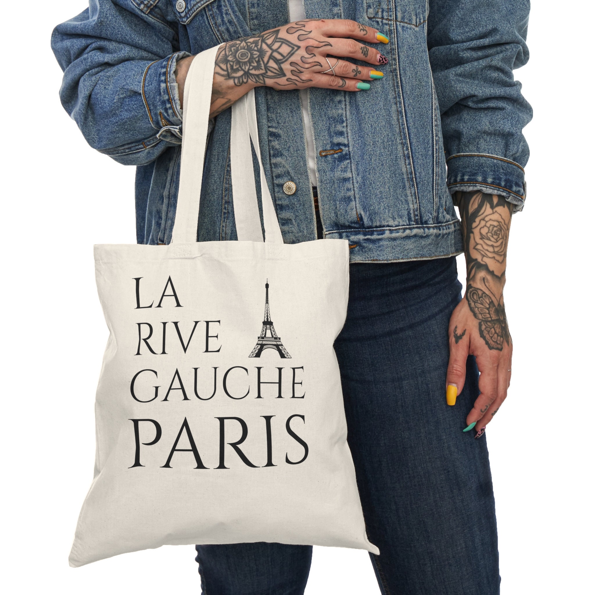 RIVE GAUCHE N/S CANVAS TOTE BAG – Suit Negozi Eu