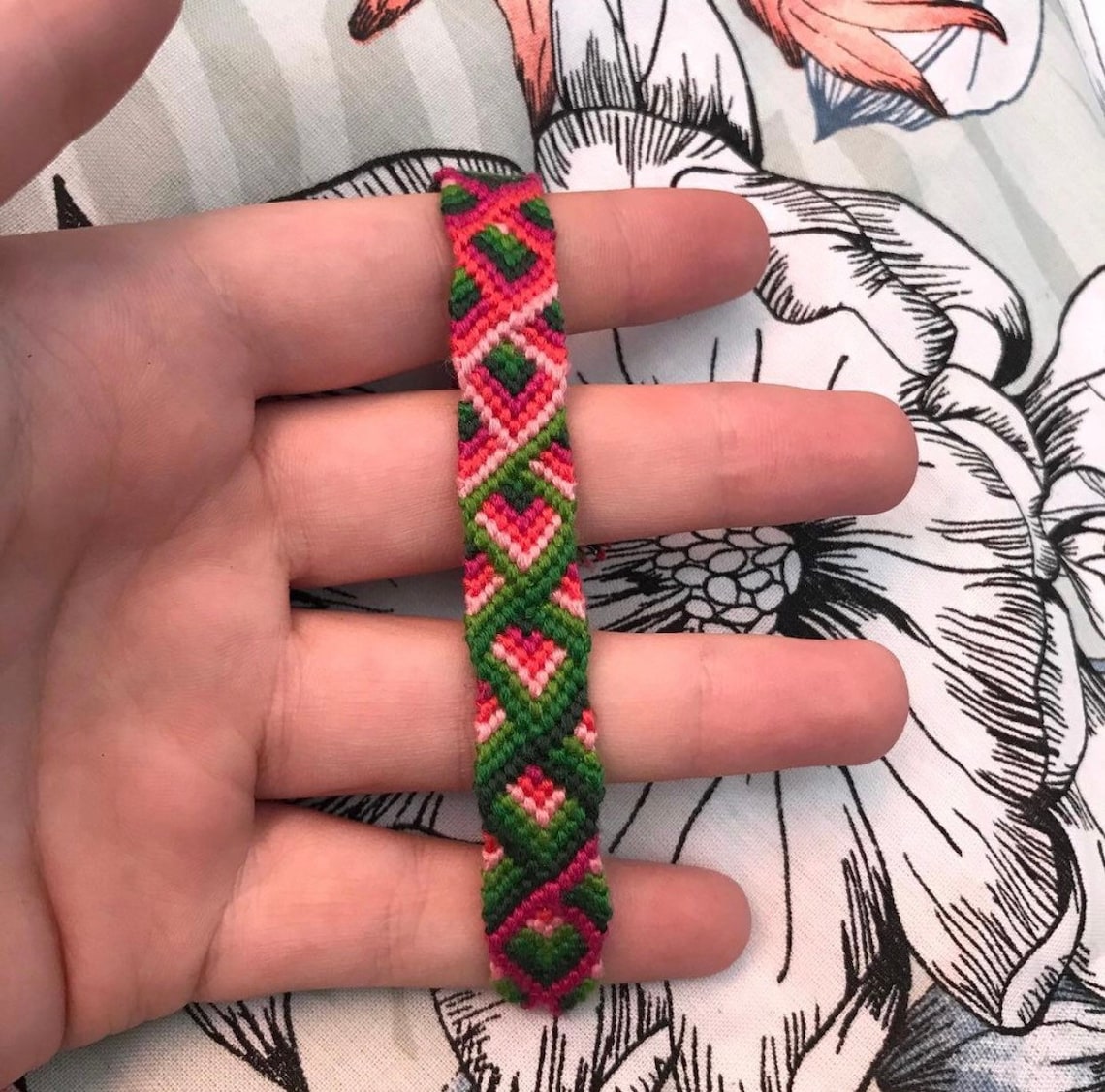 Criss Cross Woven String Handmade Friendship Bracelet Etsy