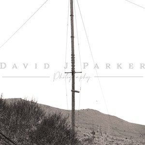 Old West Photography Print: Nevada Desert, Wooden Tower