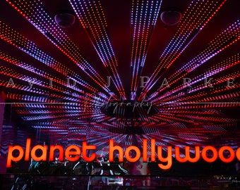 Planet Hollywood Bright Color Photograph, Wall Decor, Las Vegas Decor, Fine Art Photography Prints for Home, Office, Business, Gift