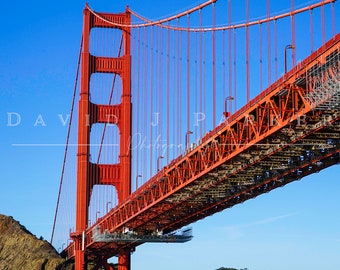 Under the Golden Gate Bridge Photograph, Wall Decor, San Francisco, California, Fine Art Photography Prints for Home, Office, Business, Gift