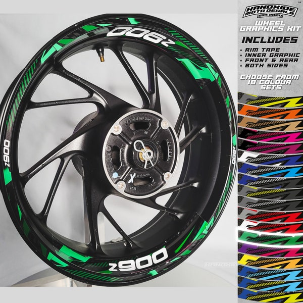 Z900 Rim Sticker Kawasaki Z900 Stickers - Etsy