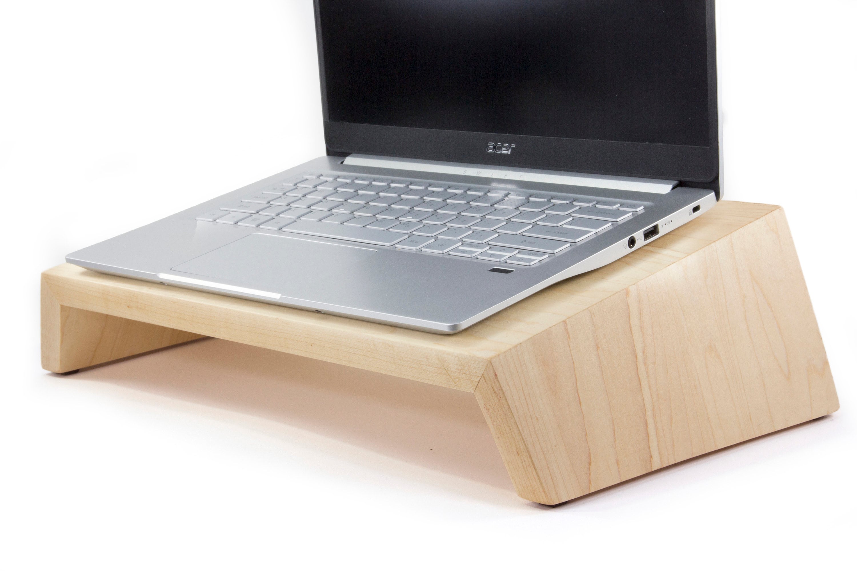 Laptop Stand Desk Organizer Tilted Computer Riser Dual Etsy