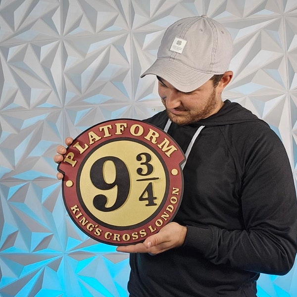 Platform 9 3 4 Sign - Etsy
