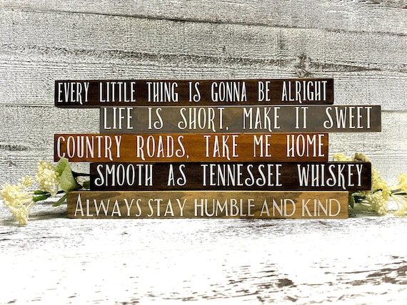 country music lyrics about life
