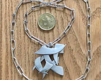 Silver Necklace with Pendant