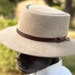 Bolero hat gambler fedora hat beige fedora hat beige rabbit Etsy
