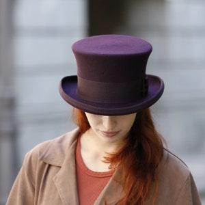 Cappello a cilindro In feltro di lana 100% per uomo donna British Wind In  europa e The Gentleman Cap Stage Performance Top Hat cappello da mago retrò  - AliExpress