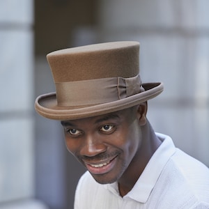Top Hat Brown CHOCOLATE Color Top Hat Brown Top Hat for Men and