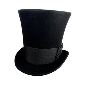 Black Felt Top Hat Regency Victorian Costume Accessory Etsy black-felt-top-hat-regency-victorian-costume-accessory-etsy