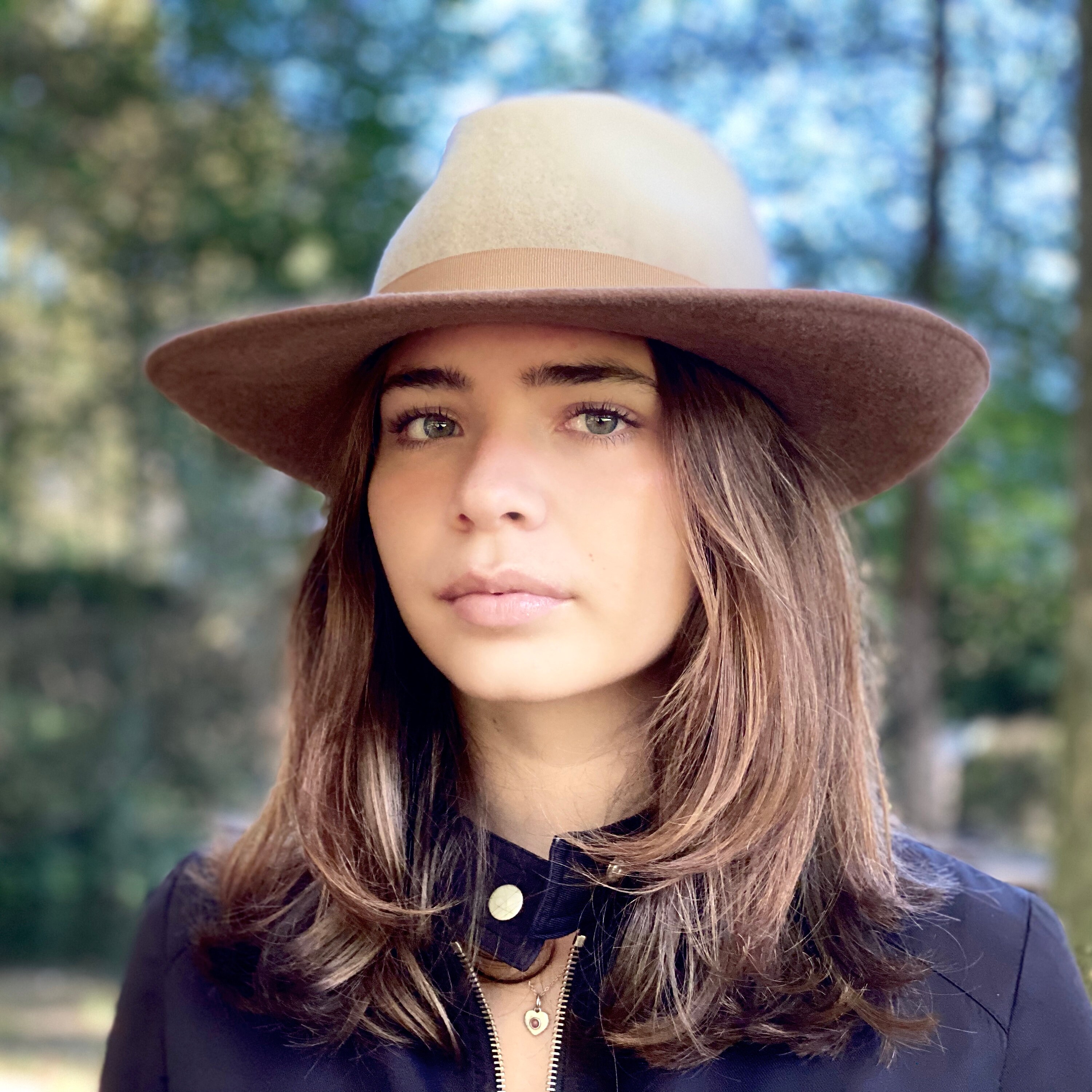 Beige brown fedora hat, wide brim man woman fedora hat, oversized fedora hat for man and woman, ivory and brown men women fedora hat