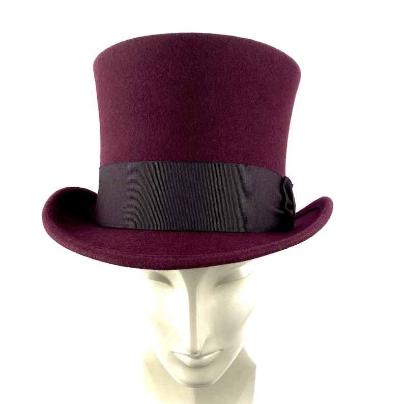 Tall Top Hat High Top Hat Topper Hat Derby Top Hat Etsy