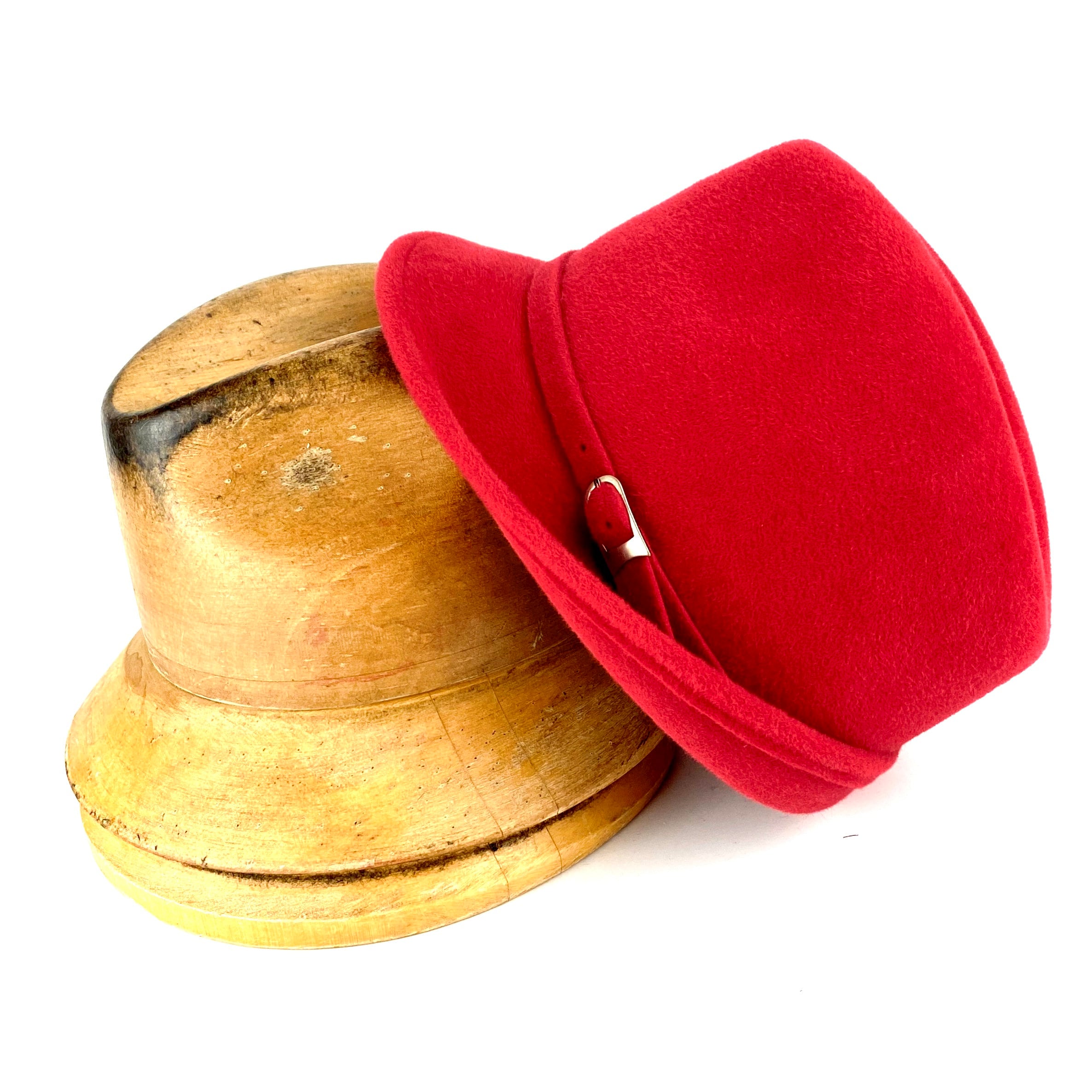 RED WOMAN’S STYLISH FEDORA HAT *NWT* Red Fedora – Fashioninity Boutique main image 4
