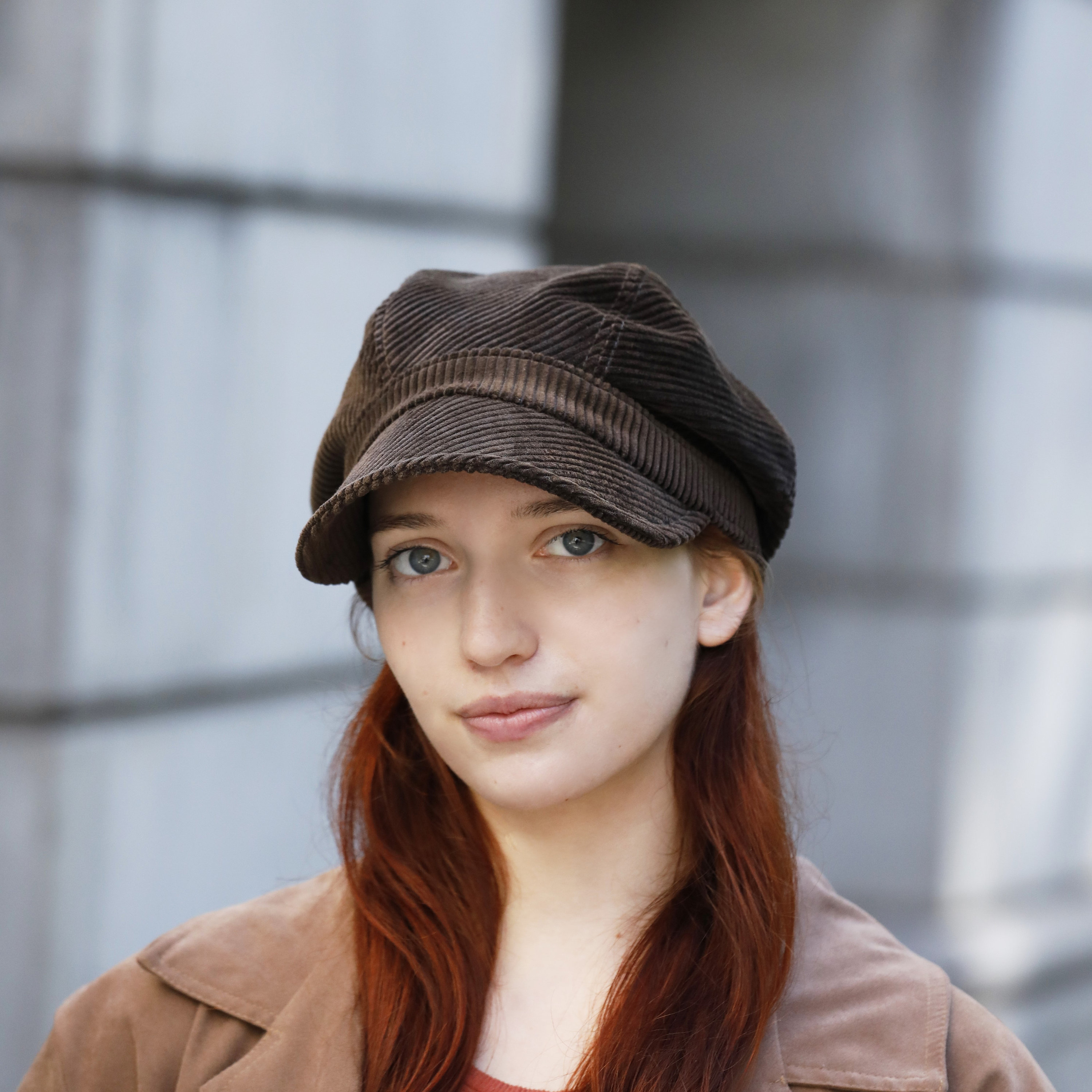 Vintage Brown Velvet Newsboy Cap Baker Boy Hat Quilted Lining Slouchy Brown Newsboy Brown 1970s Vintage Hats for Men for sale | eBay main image 2