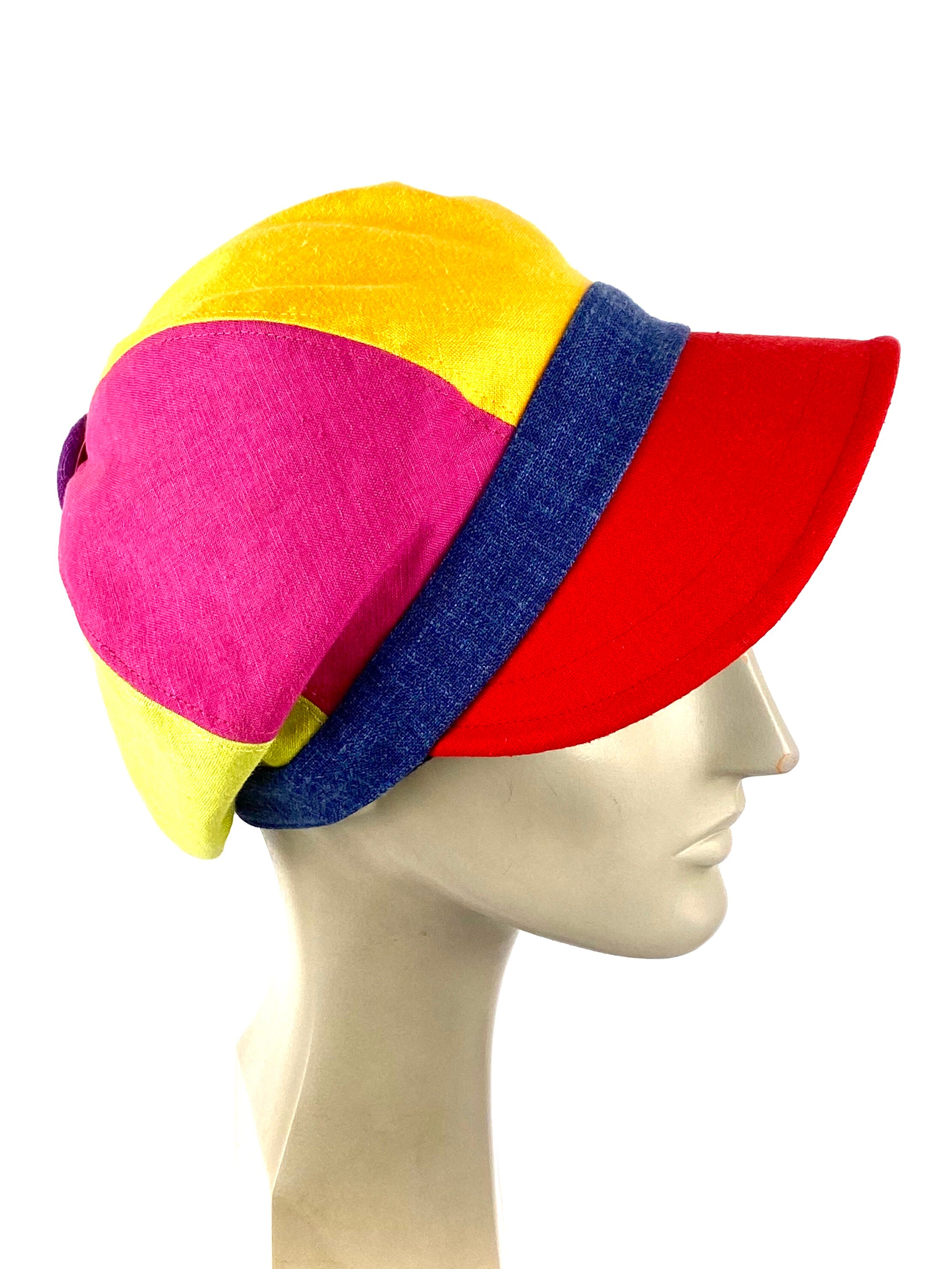 TrendyFashion Regenbogen Bäckerjungen-Hut – Unisex, Einheitsgröße, Für Halloween & Partys