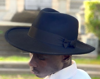 Man Fedora Hat Large Brim Men Fedora 