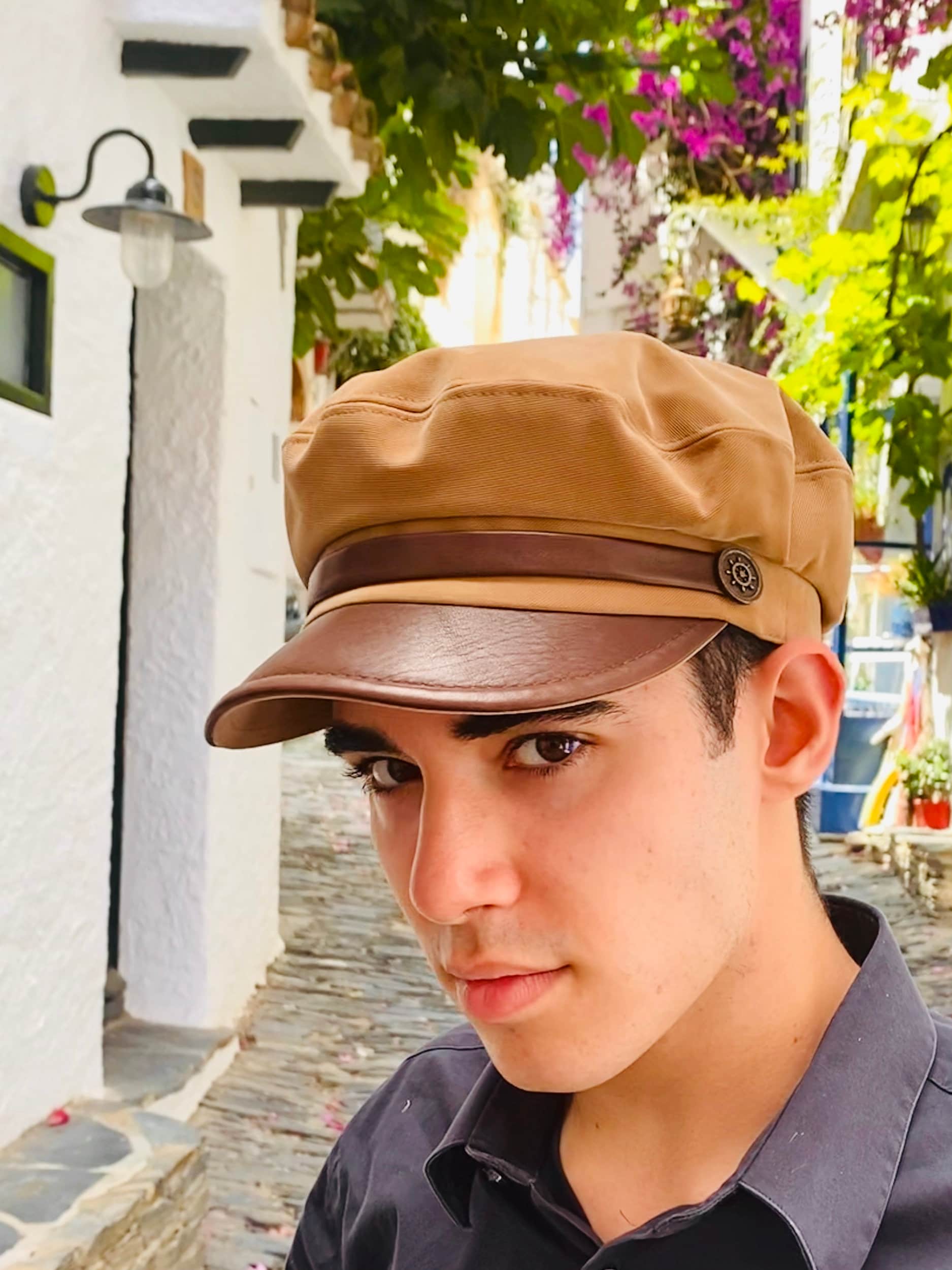 帽子 NKINT vegan leather sailor hat NKINT vegan leather sailor hat