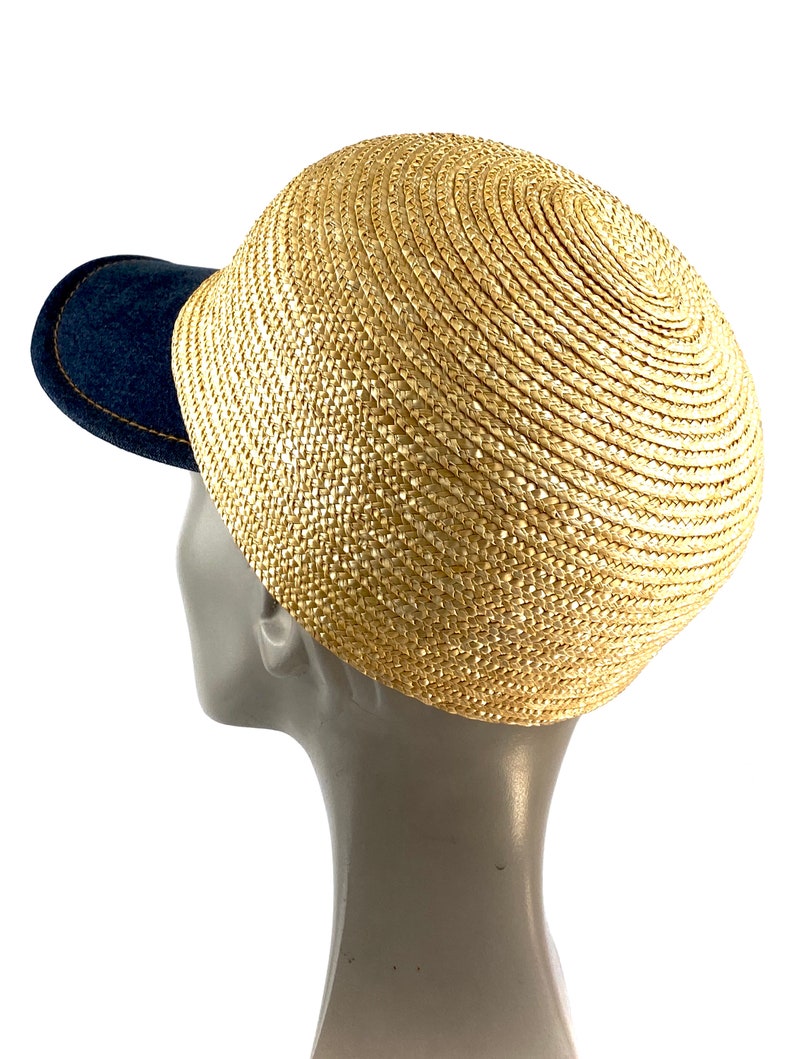 Baseball Straw Cal Natural Straw Cap Straw Cap and Recycled Etsy