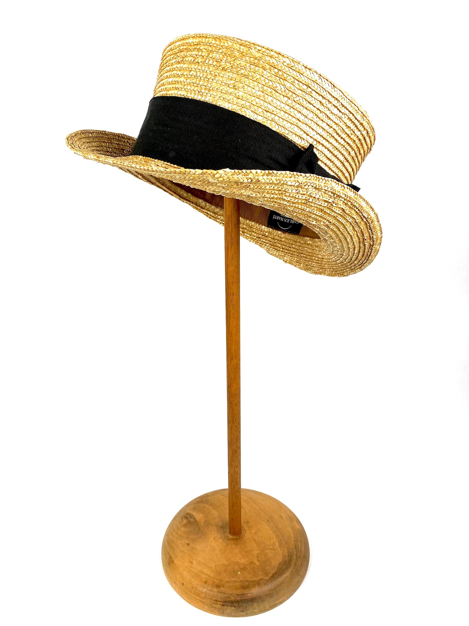 Straw top hat short crown men's edwardian straw top hat Etsy